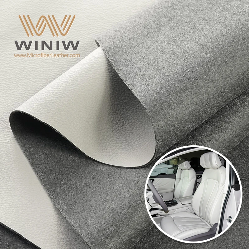 Smooth Touch Microfiber Silicone Car Interior Leather For Seat Covers